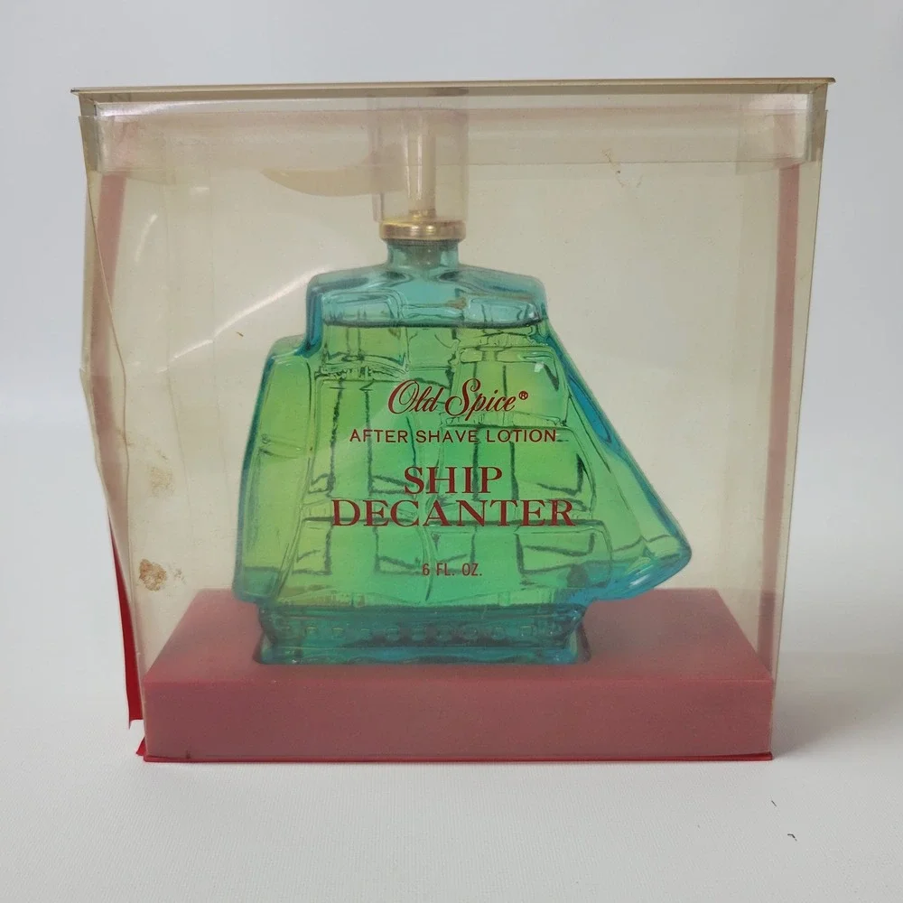 Vintage Old Spice After Shave Lotion Ship Decanter 6 oz Limited Edition 1973